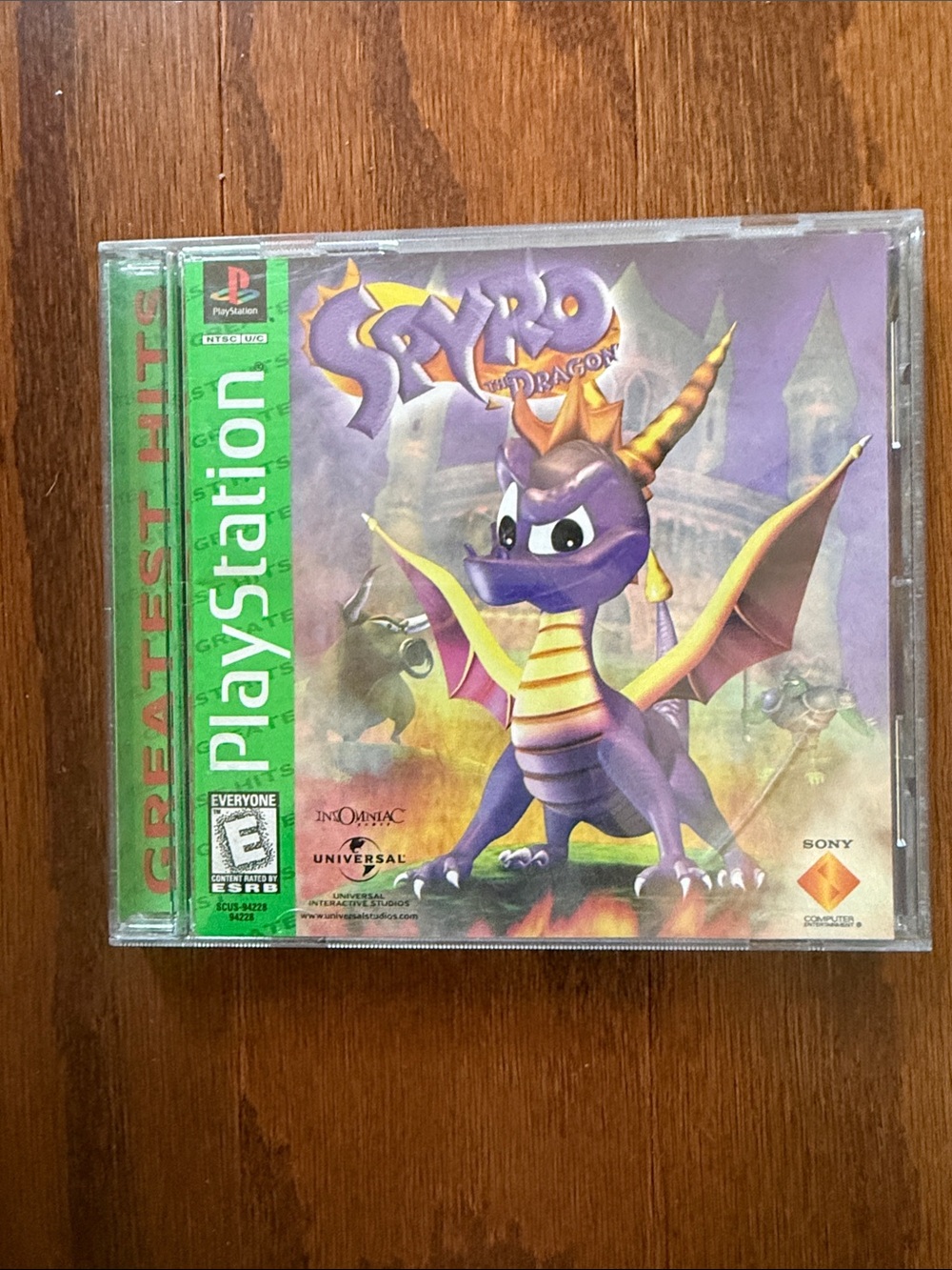 Spyro the Dragon Greatest Hits Sony PlayStation 1 PS1 Complete with Manual